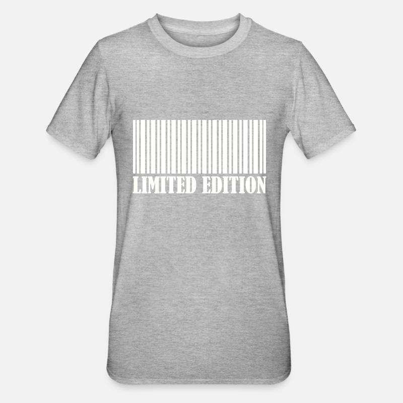 Barcode Limited Edition - Unisex Polycotton T-Shirt - heather grey
