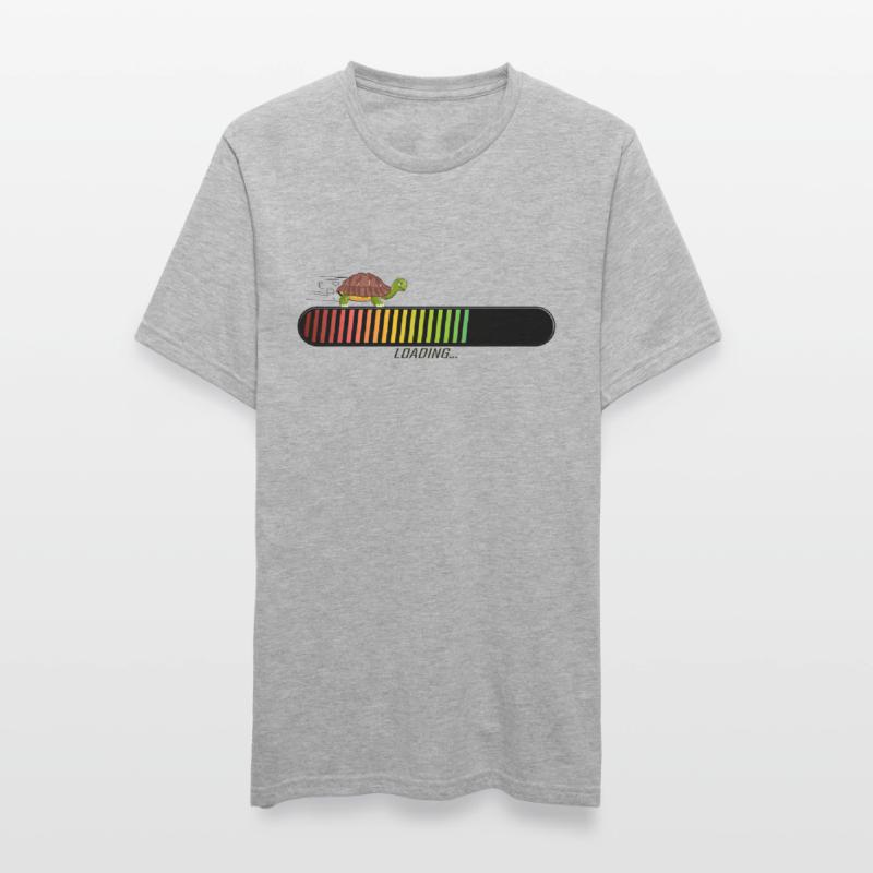 turtle bar loading loading progress drawing Unisex Polycotton T-Shirt