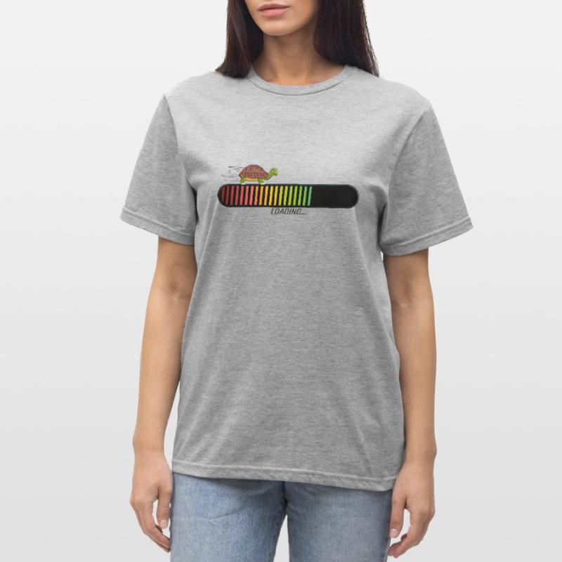 turtle bar loading loading progress drawing Unisex Polycotton T-Shirt