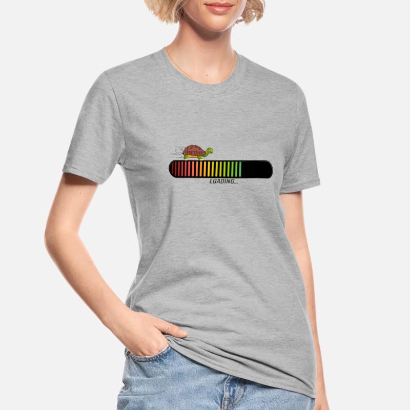 turtle bar loading loading progress drawing Unisex Polycotton T-Shirt