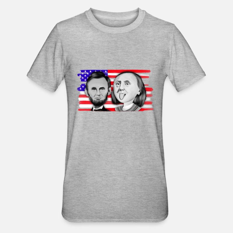 Franklin & Lincoln - Unisex Polycotton T-Shirt - heather grey