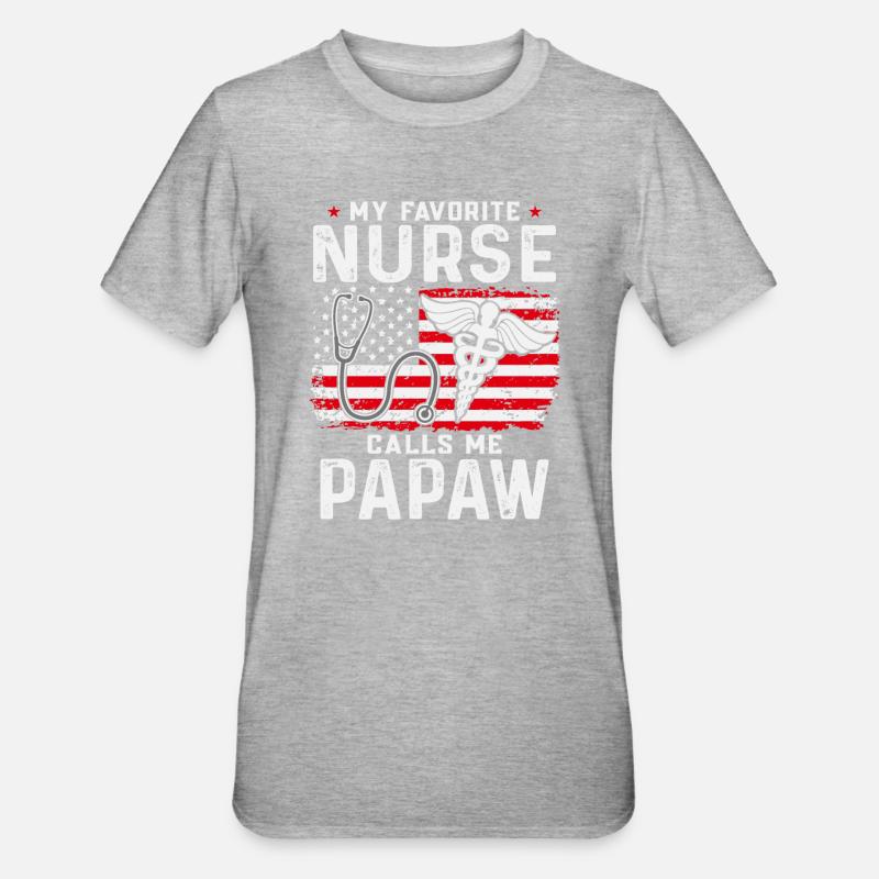 INFIRMIÈRE Infirmière - T-shirt polycoton Unisexe - gris chiné