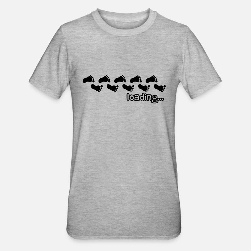 Loading Baby Design - T-shirt polycoton Unisexe - gris chiné