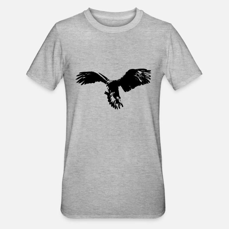 ADLER - Unisex Polycotton T-Shirt - Grau meliert