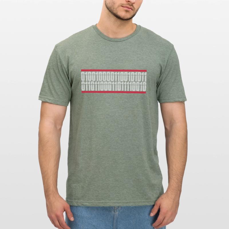 Binary Code Program Language Unisex Polycotton T-Shirt