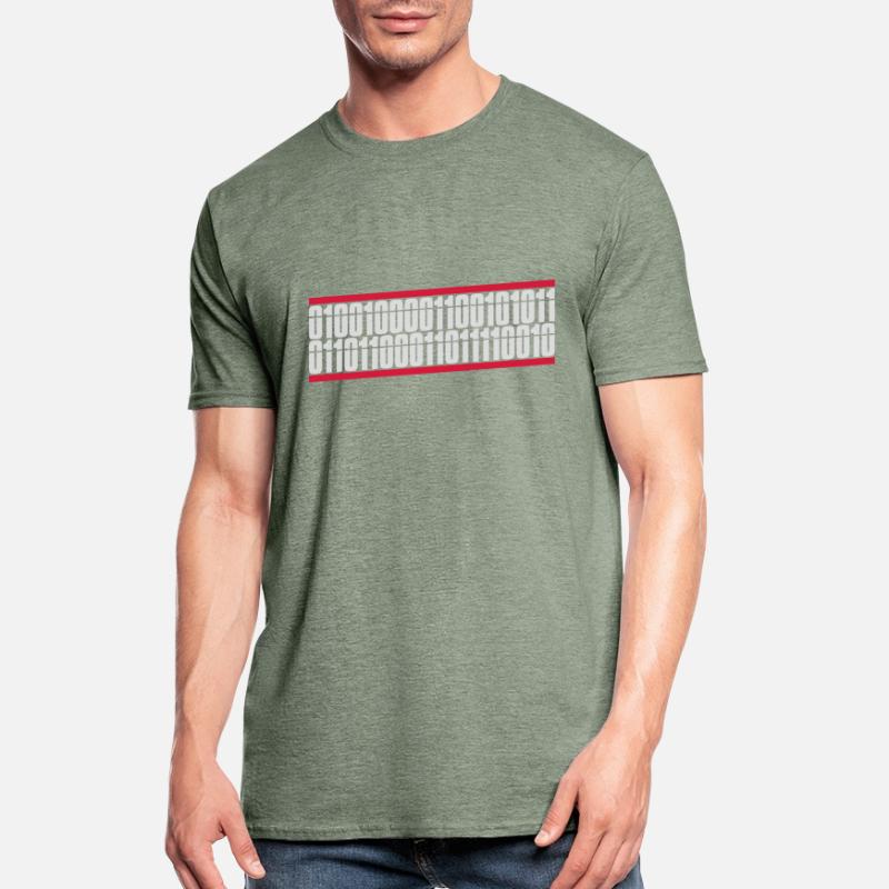 Binary Code Program Language Unisex Polycotton T-Shirt