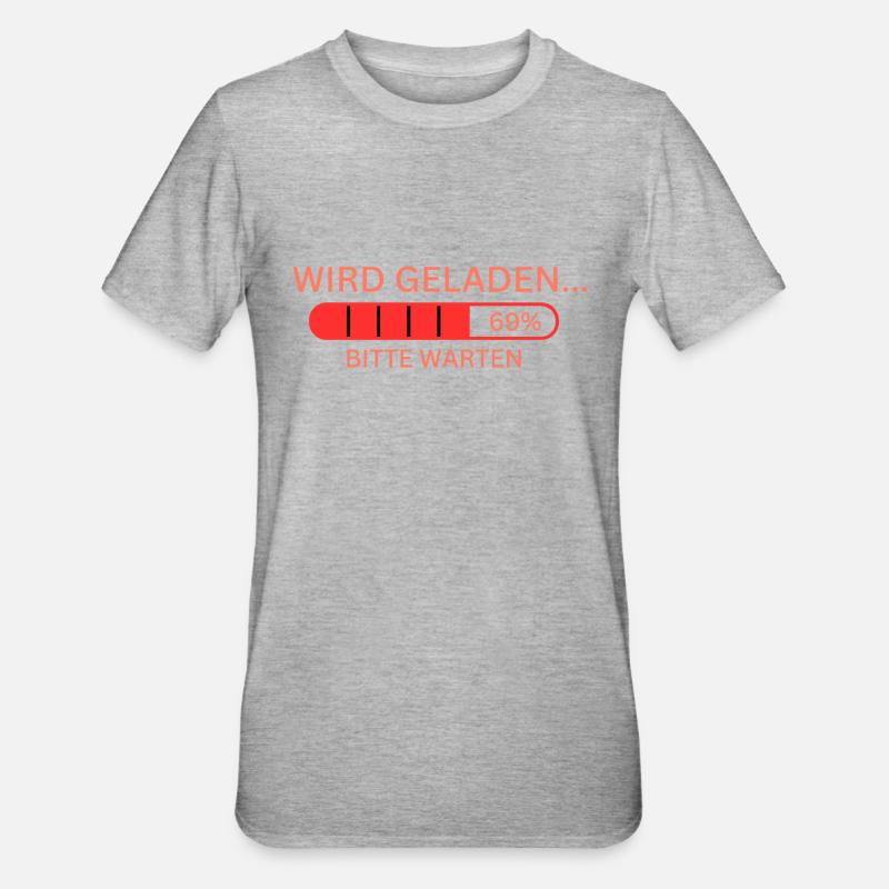Dire Tshirt Pull - T-shirt polycoton Unisexe - gris chiné