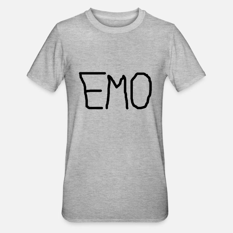 Emo - T-shirt polycoton Unisexe - gris chiné