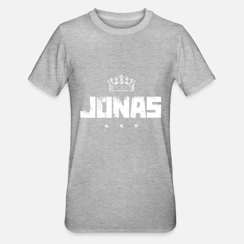 Jonas - T-shirt polycoton Unisexe - gris chiné
