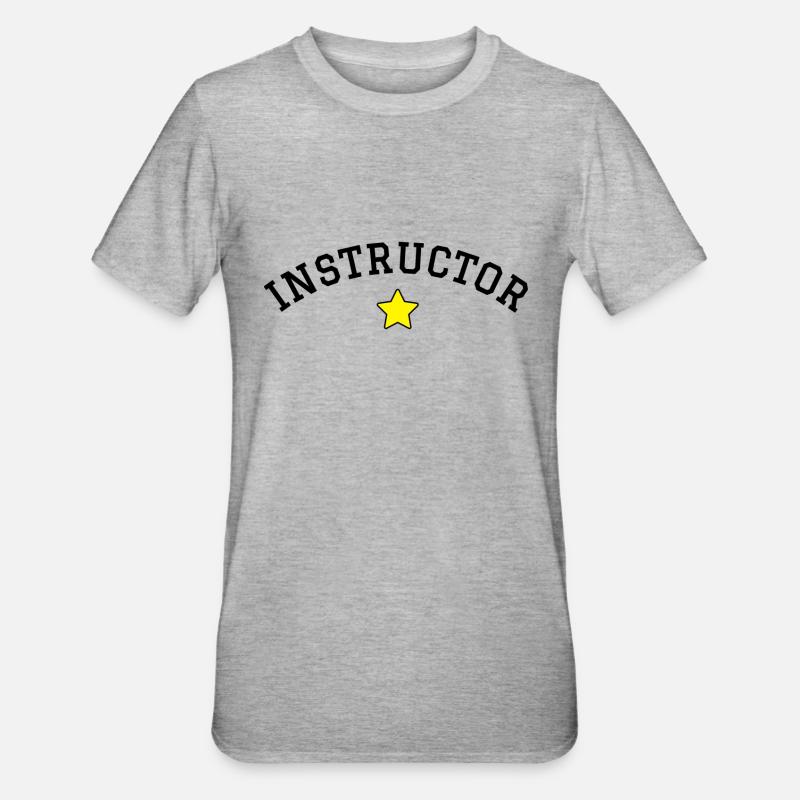 Instructor - T-shirt polycoton Unisexe - gris chiné