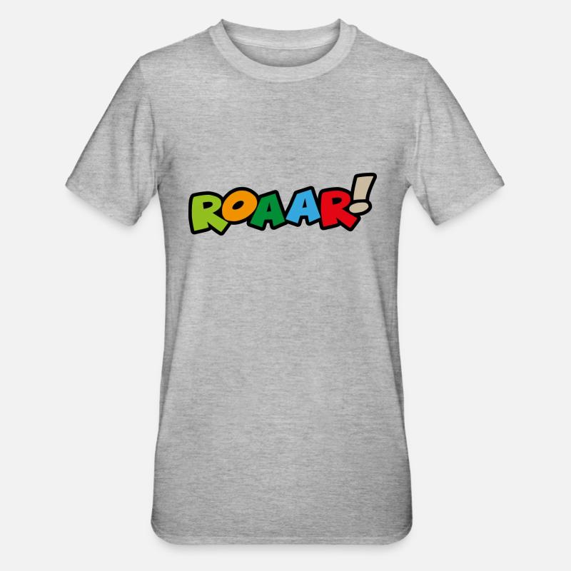 Roaar - T-shirt polycoton Unisexe - gris chiné