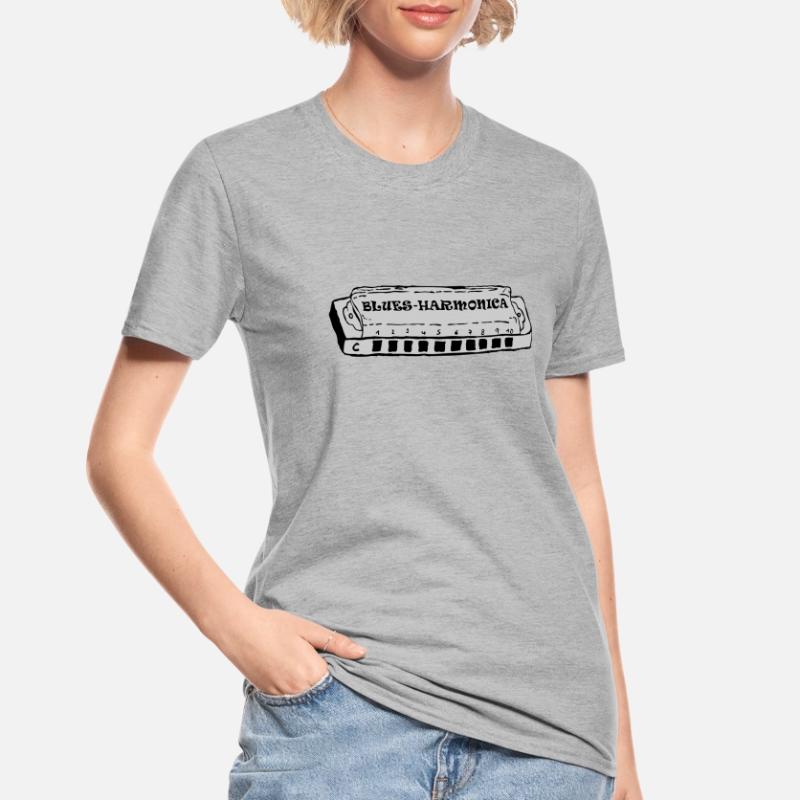 bluesharmonica Unisex Polycotton T-Shirt