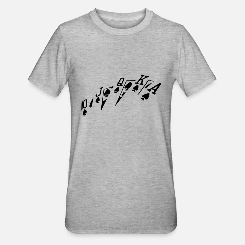 flush - T-shirt polycoton Unisexe - gris chiné