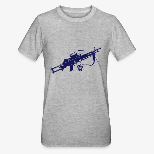FN Minimi Para machine gun M249 SAW Kulspruta 90 - Polycotton-T-shirt unisex