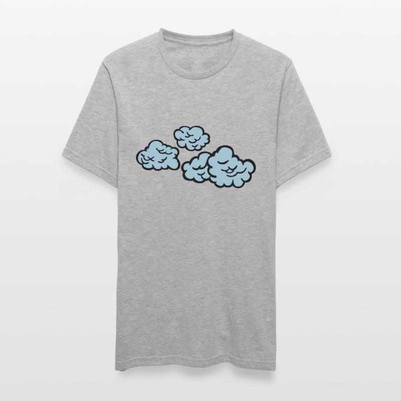 clouds Unisex Polycotton T-Shirt