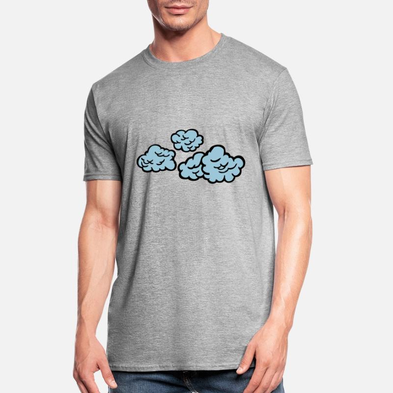 clouds Unisex Polycotton T-Shirt