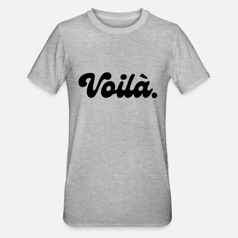 Here is a gift idea - Unisex Polycotton T-Shirt - heather grey