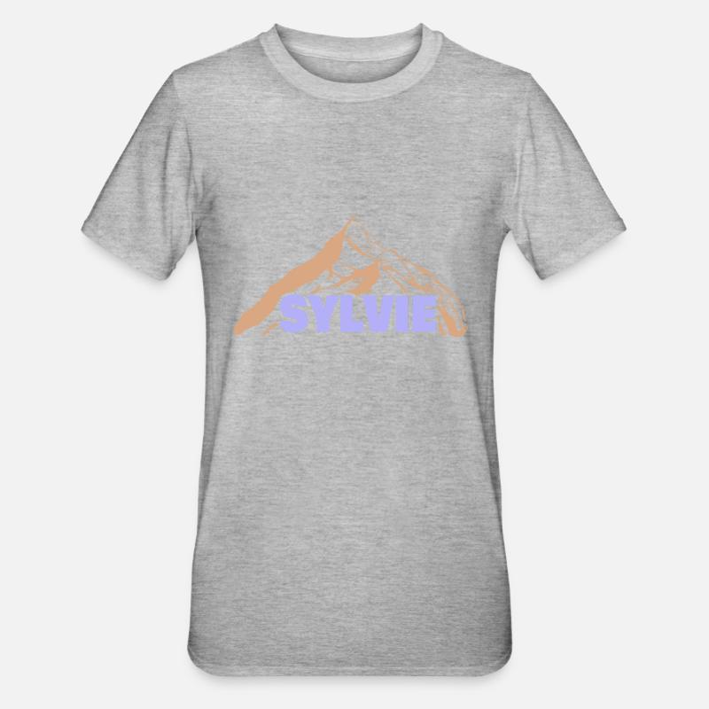 Sylvie comme idée cadeau - T-shirt polycoton Unisexe - gris chiné