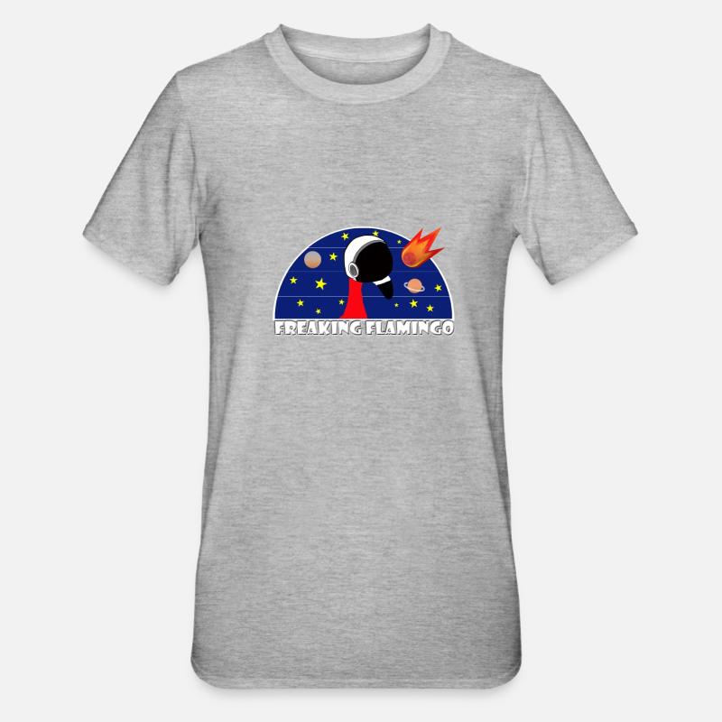 Monstre de l’espace - T-shirt polycoton Unisexe - gris chiné