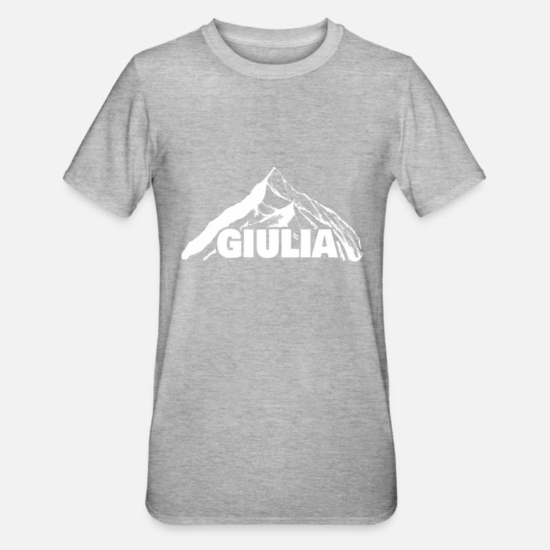 Giulia as climbing - Unisex Polycotton T-Shirt - heather grey