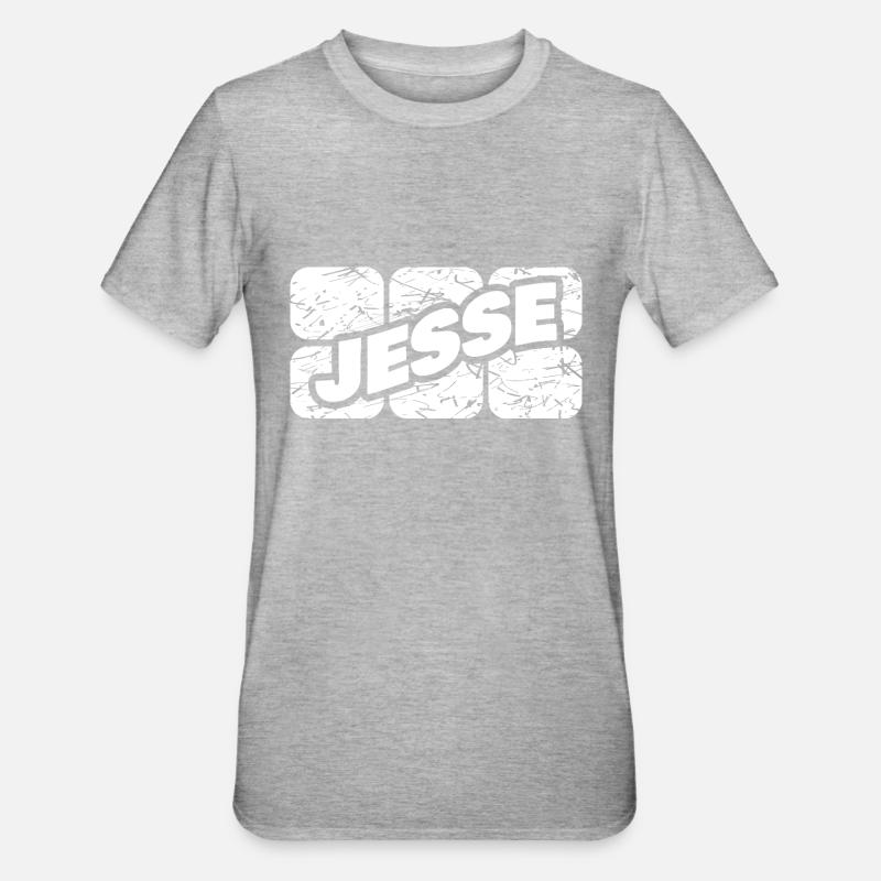 Gift for Jesse - Unisex Polycotton T-Shirt - heather grey