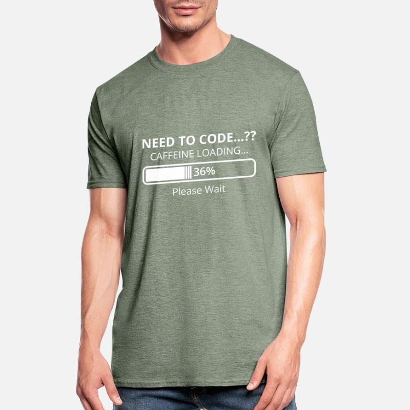 Need To Code Caffeine Loading Please Wait Develope Unisex Polycotton T-Shirt