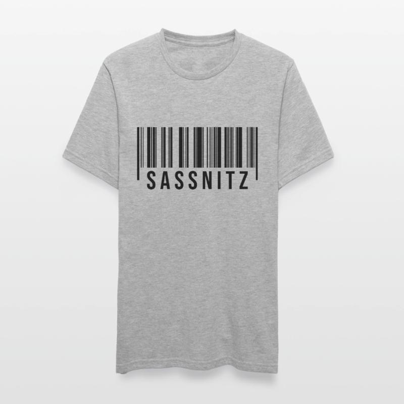 Sassnitz Strichcode Unisex Polycotton T-Shirt