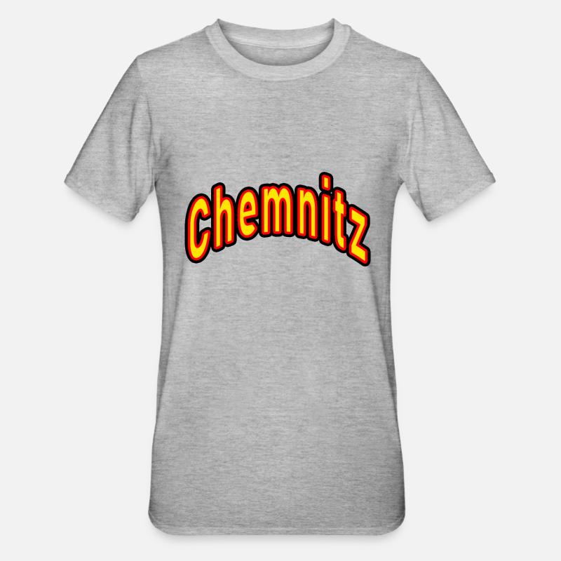 Chemnitz - T-shirt polycoton Unisexe - gris chiné