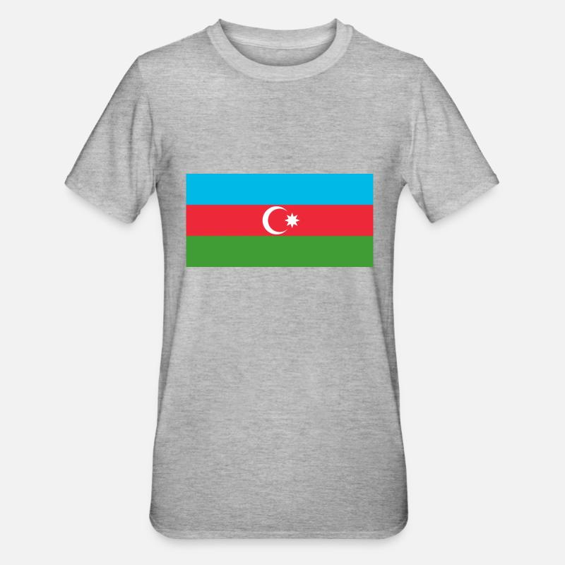 azerbaycan - T-shirt polycoton Unisexe - gris chiné