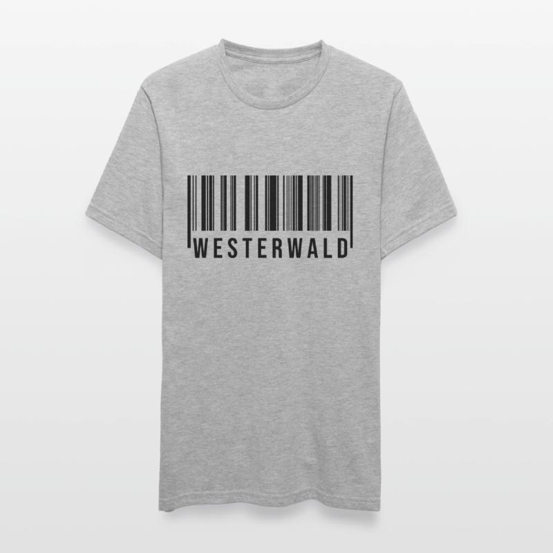 Westerwald Strichcode Unisex Polycotton T-Shirt
