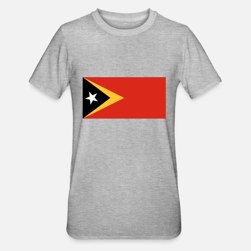 East Timor - Unisex Polycotton T-Shirt - heather grey