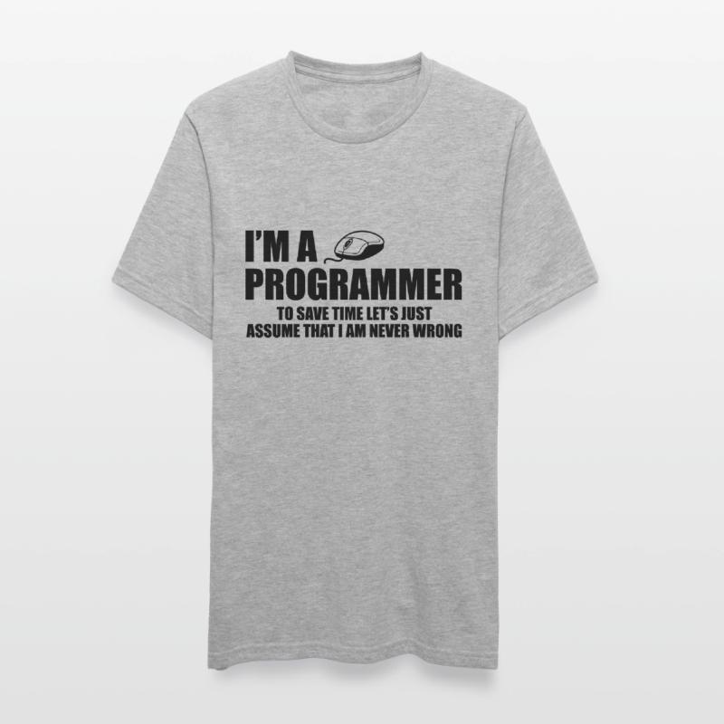 Programmer Programming Computer Science Gift Unisex Polycotton T-Shirt