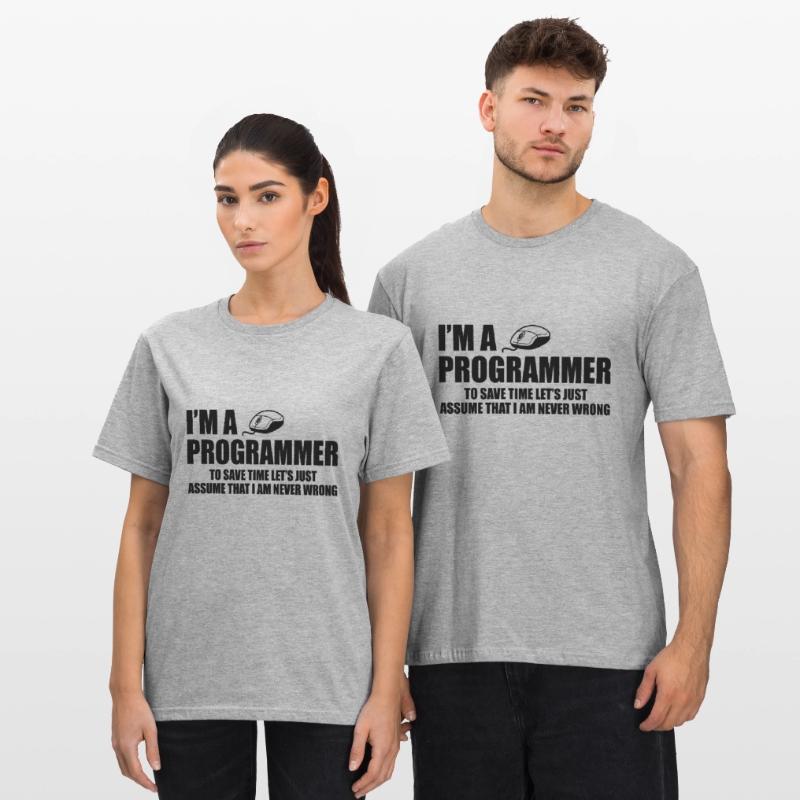 Programmer Programming Informatik Geschenk Unisex Polycotton T-Shirt