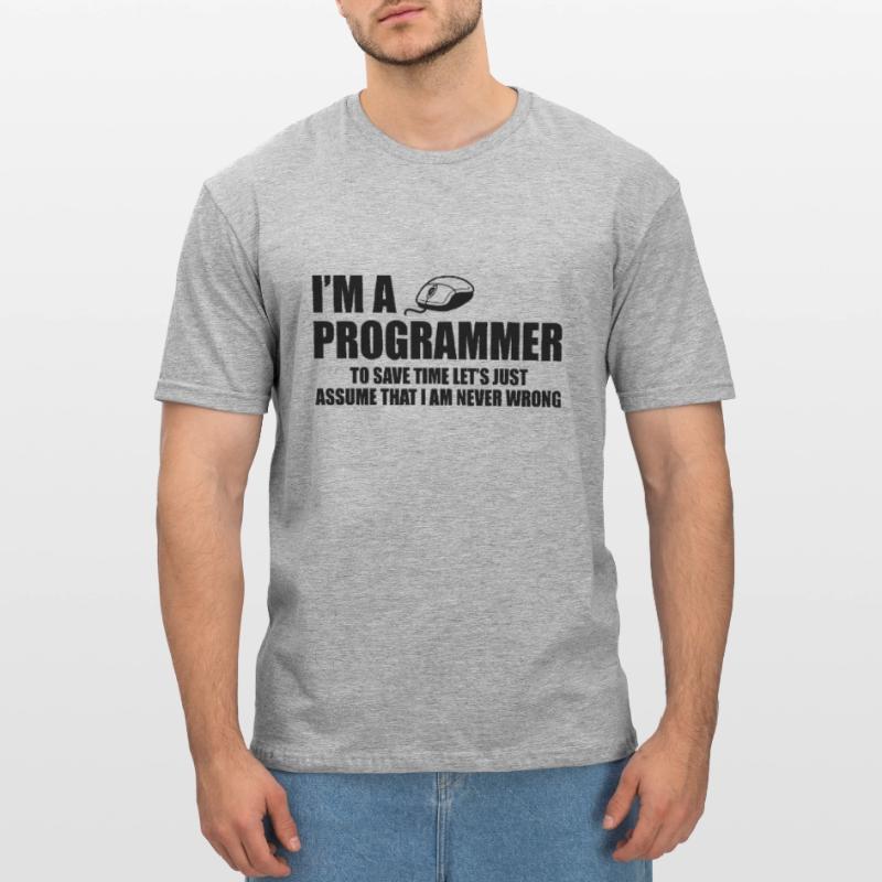Programmer Programming Computer Science Gift Unisex Polycotton T-Shirt