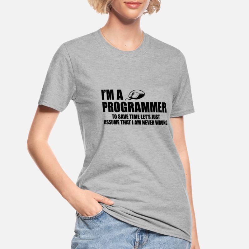 Programmer Programming Informatik Geschenk Unisex Polycotton T-Shirt