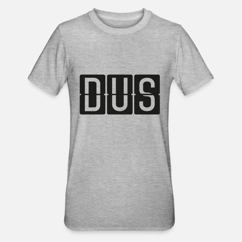 Dusseldorf - T-shirt polycoton Unisexe - gris chiné