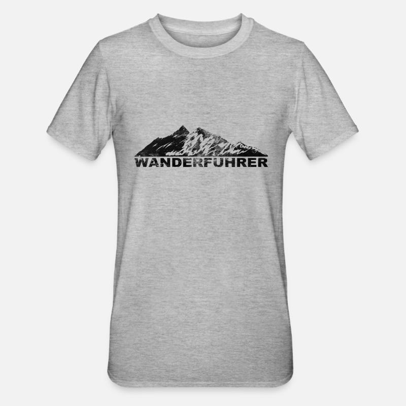 Wanderfuhrer - (4) - Unisex Polycotton T-Shirt - Grau meliert