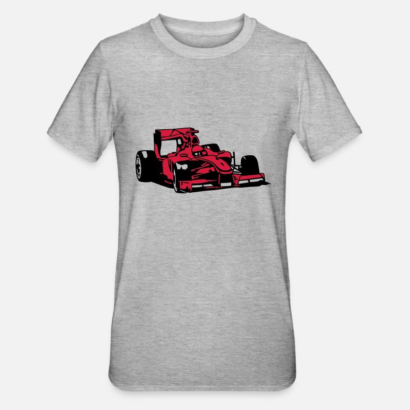 cb47_formula1_2c - T-shirt polycoton Unisexe - gris chiné