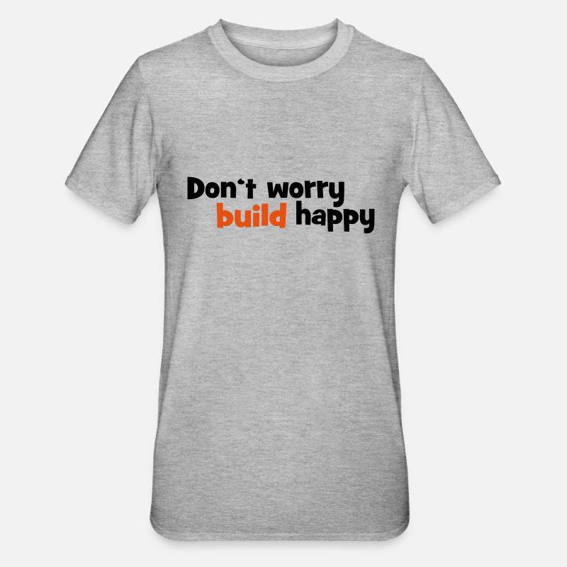 Construction - T-shirt polycoton Unisexe - gris chiné