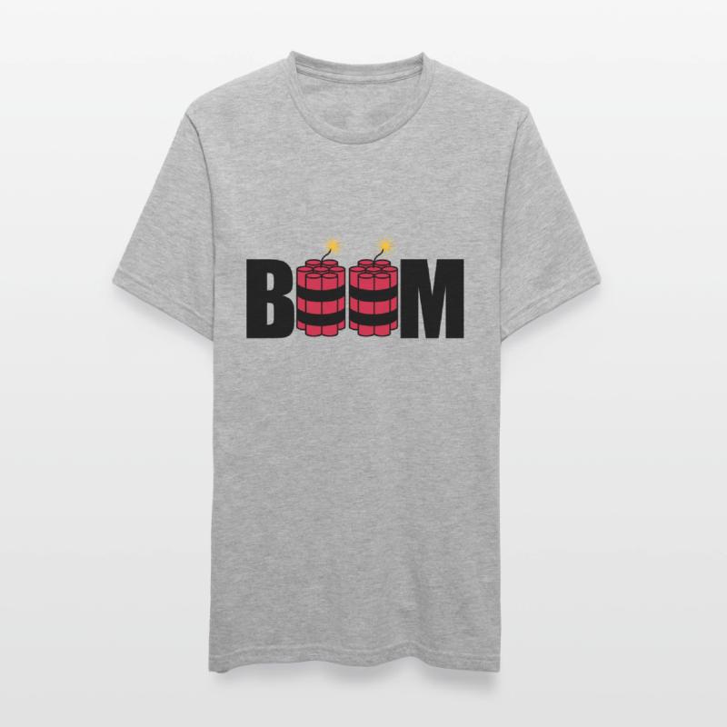 boom lit tnt dynamite explode explosion Unisex Polycotton T-Shirt