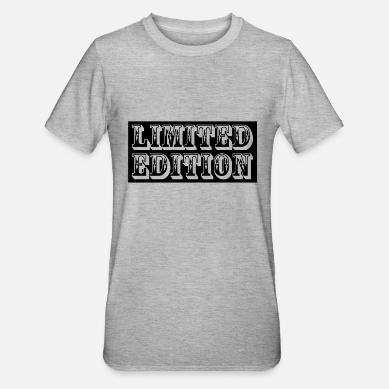 Édition limitée - T-shirt polycoton Unisexe - gris chiné
