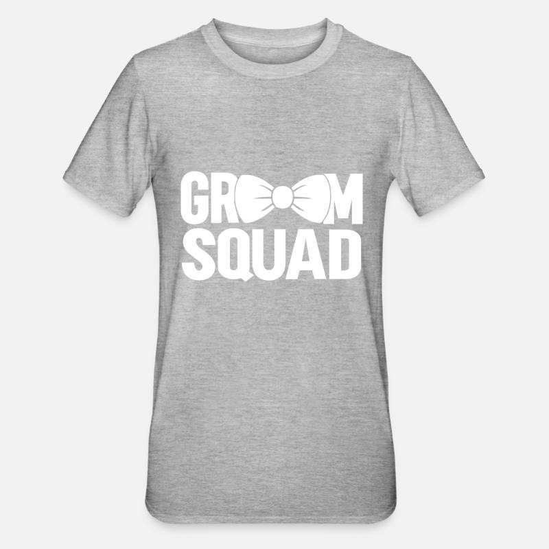 Escouade de mariés - T-shirt polycoton Unisexe - gris chiné