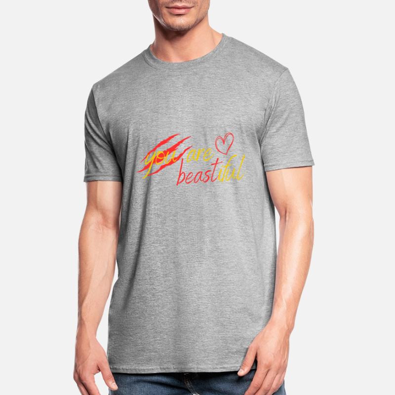 Biest oder Schönheit? Unisex Polycotton T-Shirt