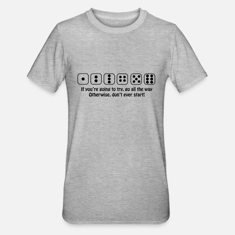 Boardgame Chess Backgammon Game Night - Unisex Polycotton T-Shirt - heather grey