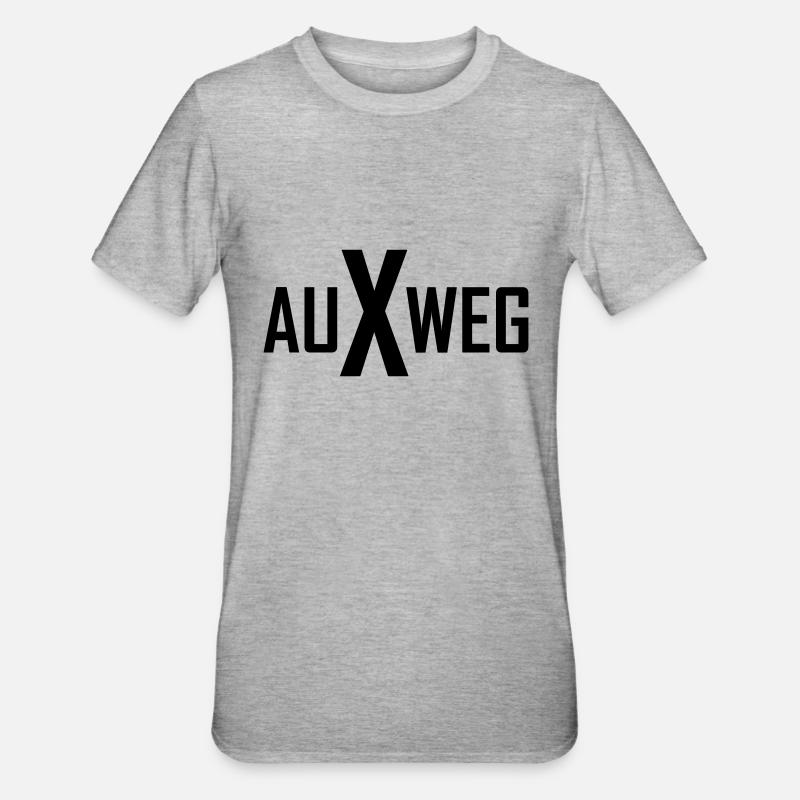 Tontechniker Auxweg - Unisex Polycotton T-Shirt - Grau meliert