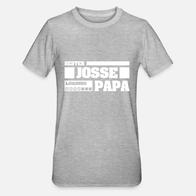 Josse comme prénom - T-shirt polycoton Unisexe - gris chiné