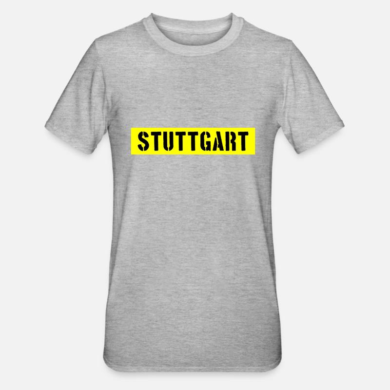 Stuttgart - Bade-Wurtemberg - T-shirt polycoton Unisexe - gris chiné