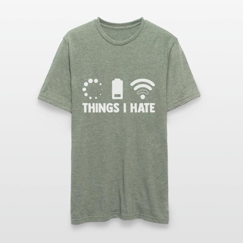 Things I Hate Programmer Coder Coding Developer So Unisex Polycotton T-Shirt