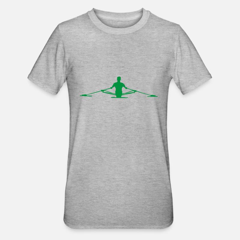 Ruderer - Unisex Polycotton T-Shirt - Grau meliert
