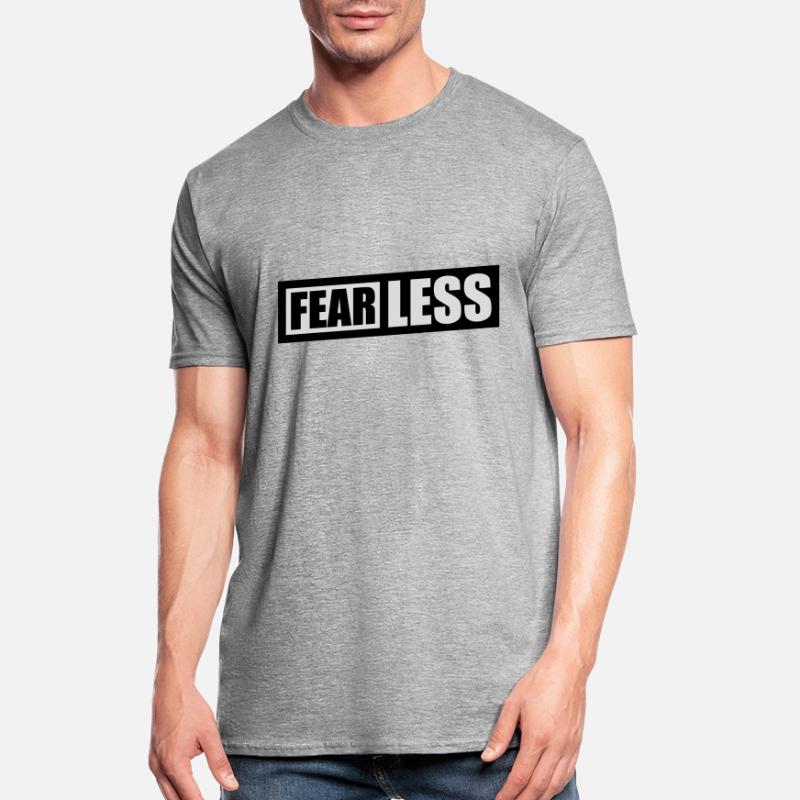 Conception de citation de texte intrépide T-shirt polycoton Unisexe